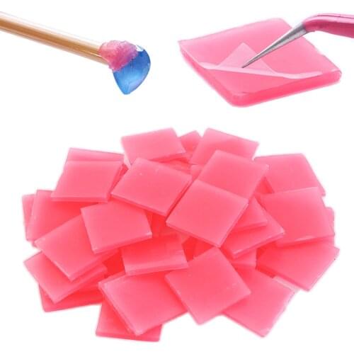 10pcs Nail Paste Sticker Mud Rhinestone Diamond Painting Picker Clay Drawing Dotting DIY Nail Art Manicure Salon Tools JIA05