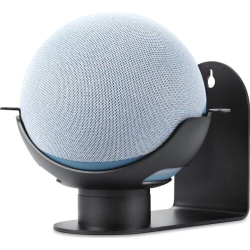 High Quality Wall Mount For Echo Dot 4 Aluminum Bracket Wall Mounts Stand Wall Holder For Echo Dot 4 Smart Speaker Shelf Rack