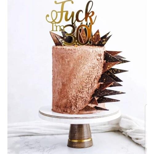 I'm 30 Happy birthday cake topper,Cake decoration for 30th birthday party,Birthday anniversar cake topper,Gift for the 30th