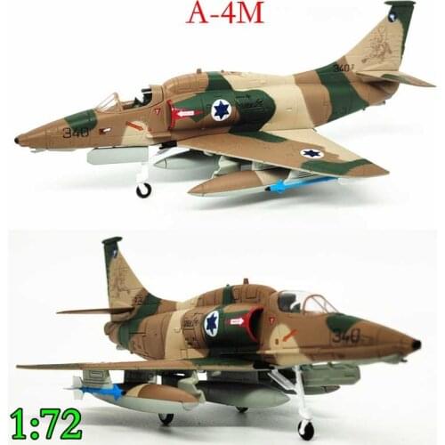 1/72 Scale Israel Airforce A-4M A4 Fighter Air Force Diecast Aircraft Plane Model Alloy AirlineToy