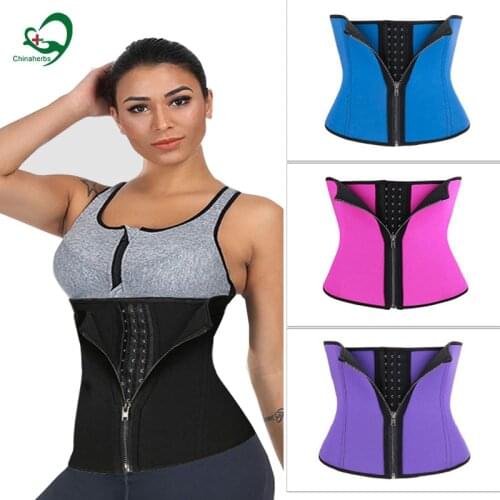 2 Pcs Hot Selling Body Shaper Fat Burning Slimming Corset Weight Loss Double Compression Latex Sweat Waist Trainers Slim Belt