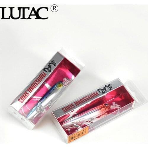 5pcs color combo LUTAC lure minnow hard plastic baits carp fishing 85mm13g GM02Csinking treble hooks wobblers fishing lures