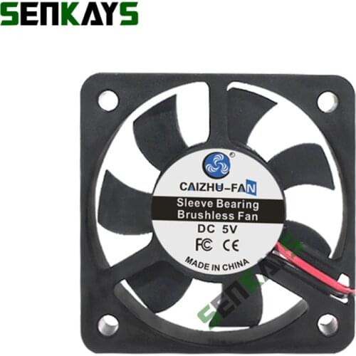 5010 DC 5V 12V 24V Computer CPU Cooler Mini Cooling Fan 50MM 50x50x10mm Small Exhaust Fan for 3D Printer XH2.54 2Pin