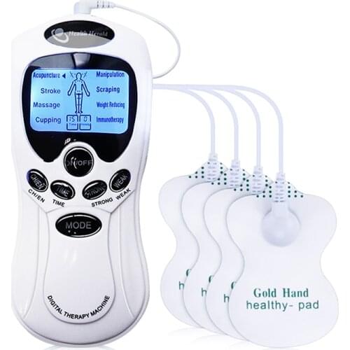 8 Models Electric herald Tens Muscle Stimulator Ems Acupuncture Body Massage Digital Therapy Machine Electrostimulator