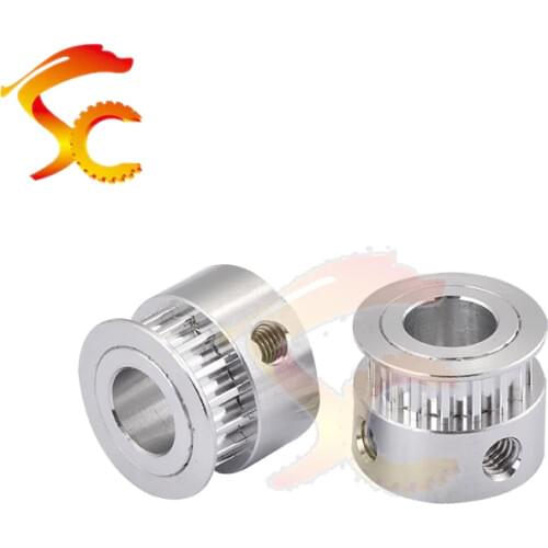 Aluminum 3M 16Teeth Timing Pulley with Bore 8.1mm fit for width 3mm or 4mm Belt for 3D printer timing pulley
