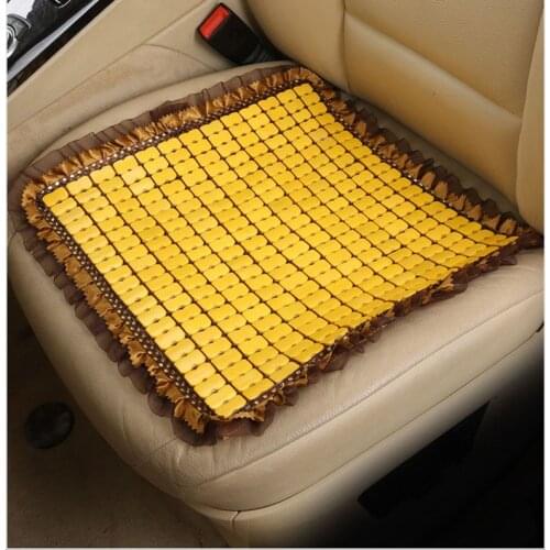Bamboo car seat cushion wood beads Square General car seat cover summer ventilation seat bamboo mat