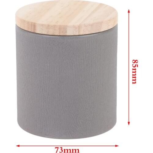 Tea Box Color Wooden Lid Small Round Tin Box Wedding Candy Box Gift Storage Box