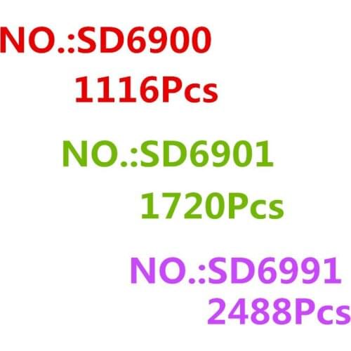 DHL SEMBO City Street SD6900 Apple Store SD6901 4in1 McDonaldss Restaurant House SD6991 night club Building Blocks Bricks Toys