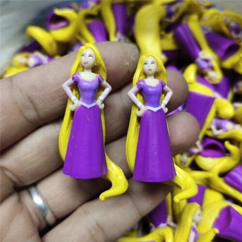 Disney 24piece 5cm Rapunze princess Action Figure Model Toy Tangled princess collection toys