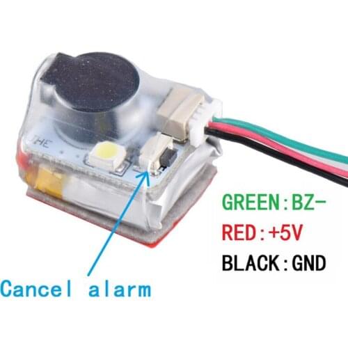 Feichao Finder JHE42B/JHE42B_S 5V Super Loud Buzzer Tracker 110dB with LED Buzzer Alarm For FPV Racing Drone Flight Controller