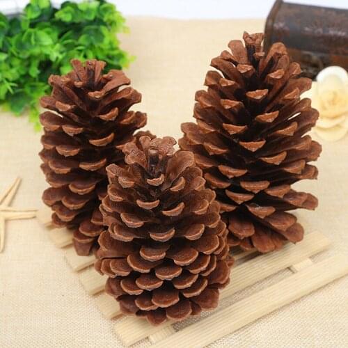 HOT Christmas Pinecone Ornaments Natural Big Pine Cones Christmas Tree Decor For Home Outdoor Decoration