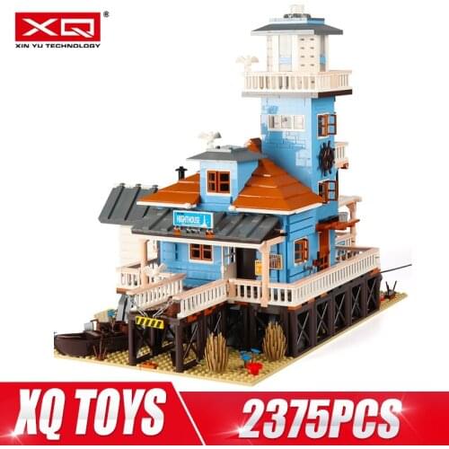 HB 12002 Street Building Toys The Lighthouse Model Building Blocks Bricks 16050 Assembly Creative Toys Kids Christmas Gifts