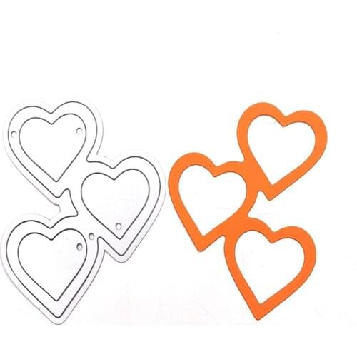 Julyarts 1PCS Heart Lace Diy Craft Metal Cutting Dies For DIY Scrapbooking Embossing Paper Cards Album Making Craft Dies Cut