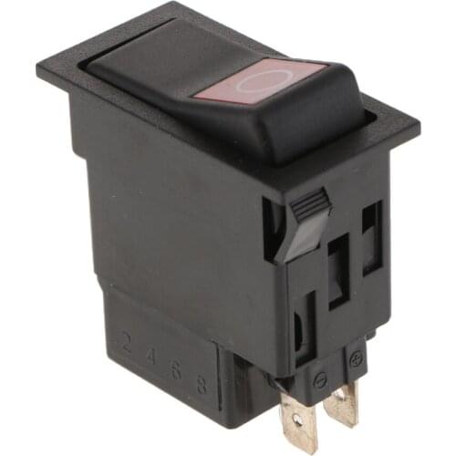 RED LED Rocker Switch Toggle ON/OFF 2 Pin SPST Light Bar Truck Car