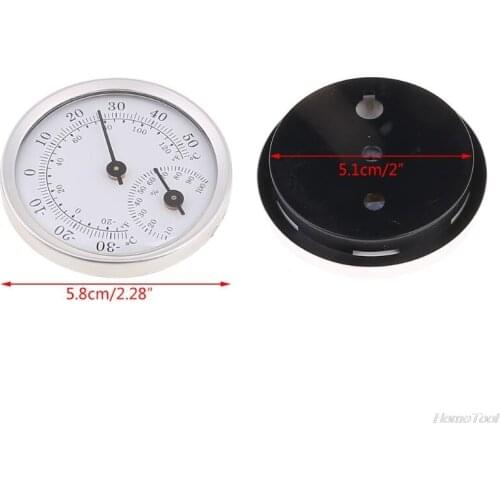 Wall Mounted Temperature Humidity Meter Thermometer & Hygrometer For Sauna Room Household J18 21 Dropshipping