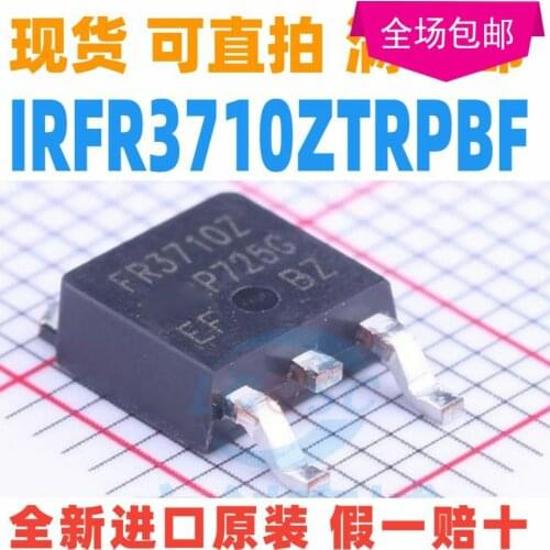 New 10pcs/lot IRFR3710ZTRPBF IRFR3710Z FR3710Z TO-252-3 100V/42A