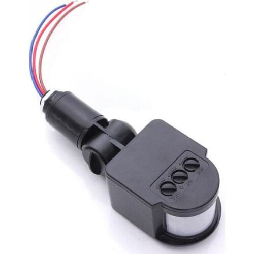 Motion Sensor Switch 110V 220V Motion Detector Automatic Infrared PIR Sensor 180 Degree waterproof Outdoor Timer Light Switch