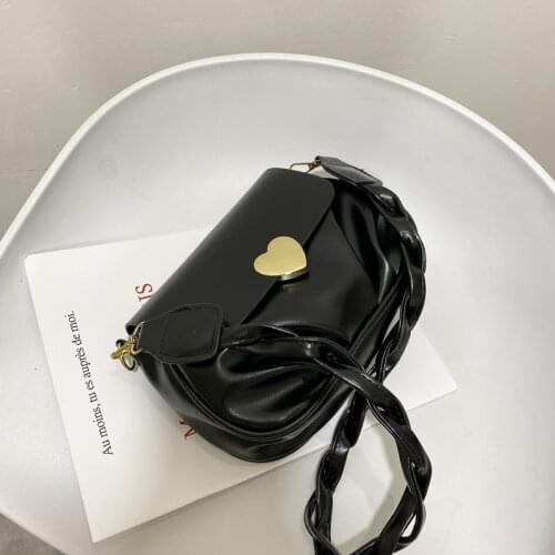 Casual Candy Color Girls Tote Armpit Bag Cute Women Small Shoulder Bags Retro Soft PU Leather Ladies Small Baguette Handbags