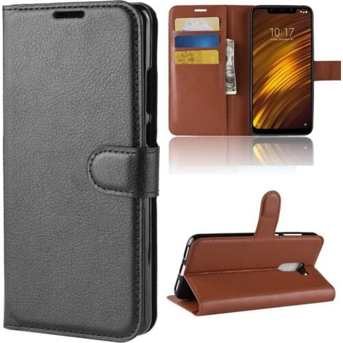 Retro Protective Cover for Xiaomi Poco Phone F1 Wallet Cover Card Holder Phone Cases for Xiaomi POCOPHONE F1 Leather Case