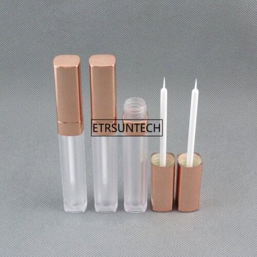 Rose Gold Empty Eyelashes Tube Mascara Tube Eyeliner Vials Bottle Refillable Bottles 5.5ml F1857