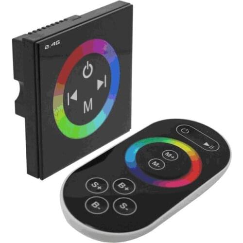 TM083;DMX Touch panel decoder with 2.4G remote;DC12-24V input;4A*3CH output