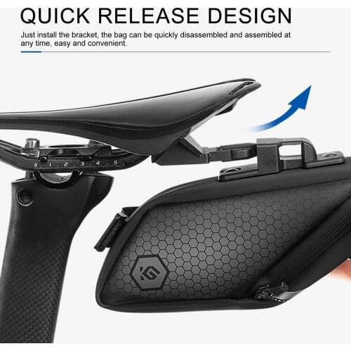 Bicycle Saddle Bag For Refletive Rear Seatpost MTB Bike Bag Rainproof Reflective Light Cycling Bag Bicycle Accessories