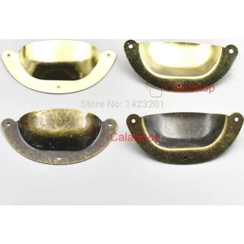 10 Pcs / Lot 100mm x 47mm Jewelry Box Cabinet Cupboard Dresser Drawer Pull Furniture Door Handle With Screws