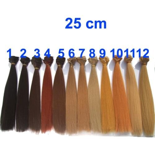 25cm high temperature doll hair for handmade home decoration cloth doll BJD doll diy hair