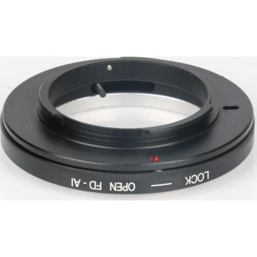 FD-AI Lens Adapter Ring Lens Mount For Canon FD Lens Fit For Nikon AI F Mount Lenses For Macro Shooting