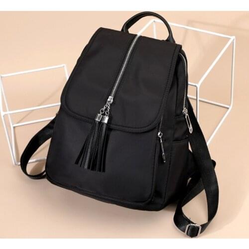 Aosbos Vintage Oxford Backpack Fashion Solid Laptop Backpacks Large Capacity School Bag for Women Canvas Travel School Bagckpack