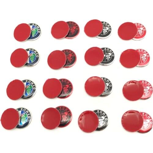 ANTINIYA car styling 5pcs 14mm Emblem Car Key Stickers for alfa romeo 159 147 156 giulietta 147 159 mito Car Accessories