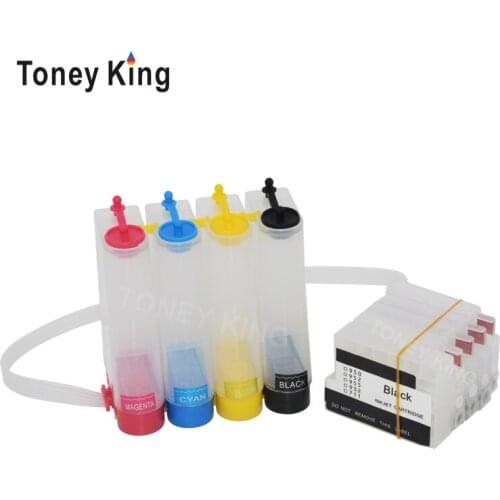 Toney King Ciss Ink System For HP 711 XL Continuous Ink Supply Tank For HP Designjet T120 24 T120 610 T520 24 T520 36 Printer