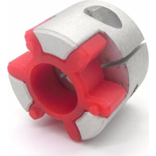 D40L50 Flexible Plum Coupler Shaft Size 8mm to 22mm 8/9/9.525/10/11/12/12.7/14/15/16/17/19/20/22mm Jaw Shaft Coupler