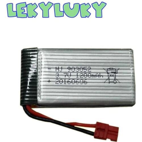 LEKYLUKY X5HC X5HW 2.4G RC drone 3.7v1200 mah lithium Battery 2pcs/lot