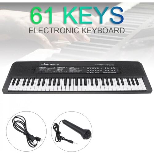Electronic Keyboard Piano 37/54/61 Keys Digital Music Key Board Microphone Children Gift Musical Enlightenment Electronic Organ