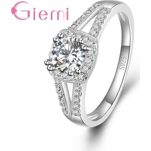 Giemi Rings With Cubic Zirkonia For Women