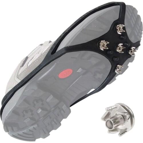 Anti Slip Ice Snow Grip Nails Hiking Ground Grippers Mountaineering Shoes Spikes