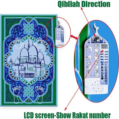 Portable Prayer Mat Muslim Design Pattern In Persian Carpet for Memory Foam Prayer Mat