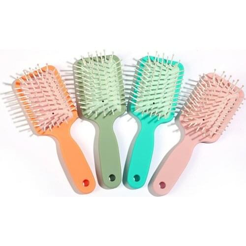 Comb Scalp Massager Straight Curly Wet Hair Comb Wear-resistant Comfortable ABS Handle Hair Massage Comb for Bathroom Hairbrush