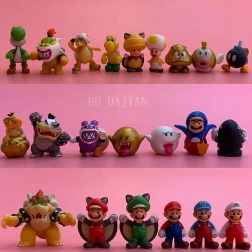Variety of genuine Super Mary Mary Brothers Kuba Mushroom Strange Mini Toys DIY Materials Childrens Gifts