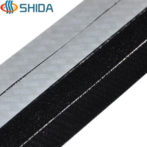 1.5 cm 5/8" 10 Meters 3M Self Adhesive Hook and Loop Tape Fastener Cable Ties Nylon Strap Power Wire Magic Tape Sticks