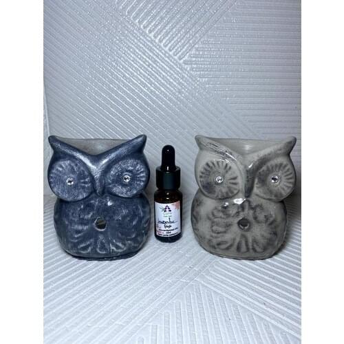 Talya Art Design 2'li Set Owl Censer and Lavender Oil