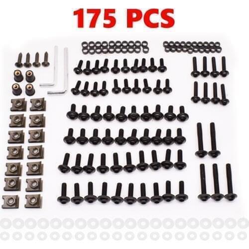 Universal Motorcycle Fairing Screw Spring Bolts Kit Body Fastener Clips For KAWASAKI KLX KX 65 85 100 125 250 250F 450F KLX125