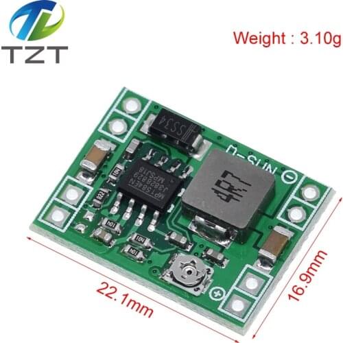 5PCS Ultra-SmallSize DC-DC Step Down Power Supply Module MP1584EN 3A Adjustable Buck Converter for Arduino Replace LM2596
