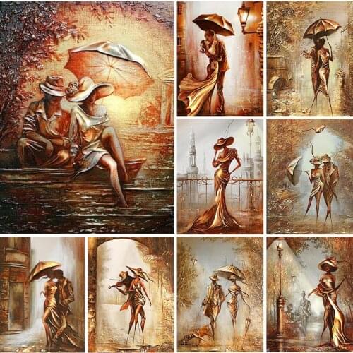5D Diy Diamond Painting "Romantic Elegant Couple Ladies" Cross Stitch kits Full Drill Embroidered Mosaic Art Picture Home Decor