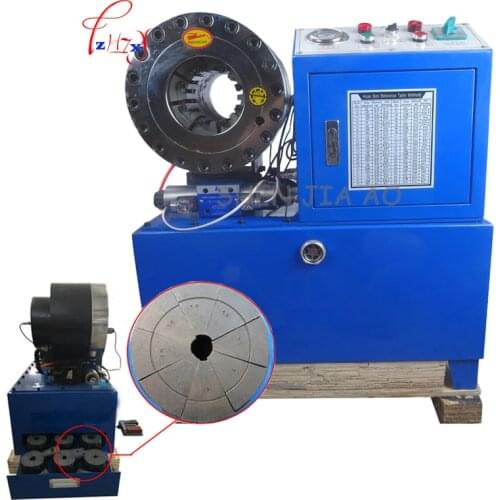 BNT68 hydraulic hose crimping machine 1/4" to 2" 4SH/SP silicone hose water hose pipe machine 5L plunger pump 220V/380V 3kw