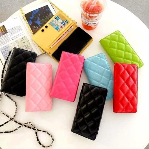 Luxury brand wallet phone Case For iPhone 12 11 Pro Max 7 8 Plus X XR XS Max SE2020 12Mini Anti-fall iPhone Case With lanyard