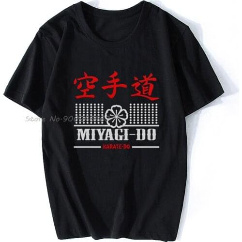 Karate Kid Miyagi Do 80S Party Action Movie Kung Fu Fighting Gym Black Men Tshirt Brand Clothing Casual Selling Casual T Shirt