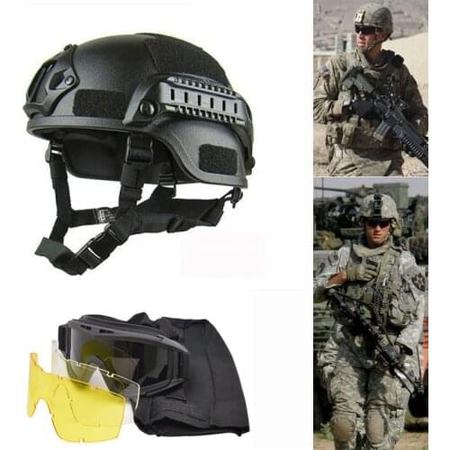 Quality Lightweight FAST Helmet Airsoft Tactical Helmet Outdoor Painball CS Wargame Cambat SWAT Riding Hunting Protect Equipment