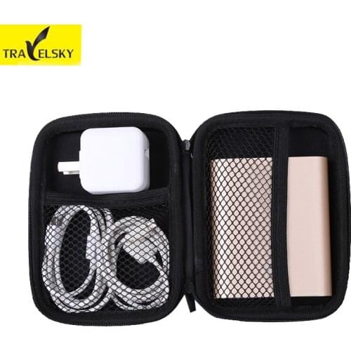 Mini Portable Digital Accessories Travel Storage Bag for Earphone, HDD, U Disk, SD Card, Data Cable, Phone, Bank Card Organizer